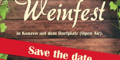 Save the date! Weinfest 05.09.2026